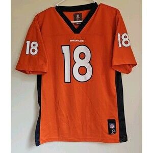 Peyton Manning Denver Broncos NFL Football Jersey Kids Size XL Womens Small